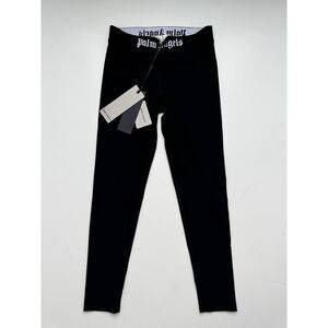 Palm Angels CLASSIC LOGO LEGGINS BLACK WHITE PALM ANGELS Medium